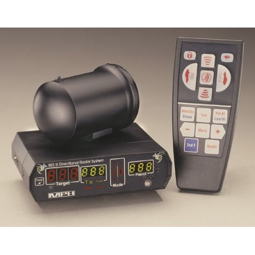 A remote control and alarm clock set up to alert people.