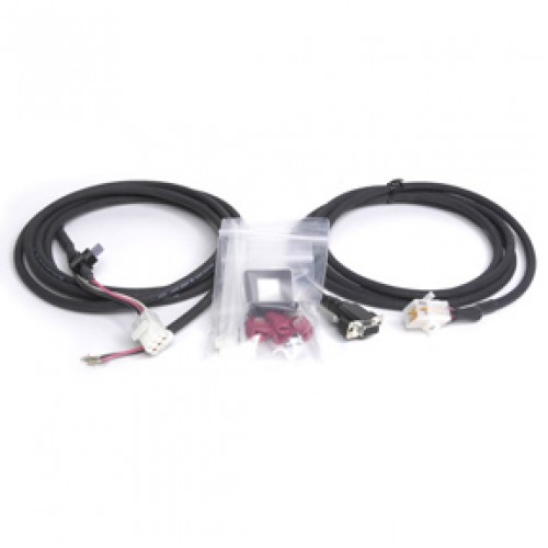 A pair of wires and connectors for the back up camera.