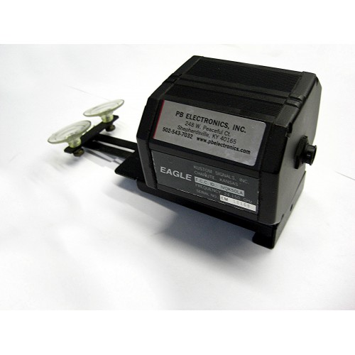 A black box with a wire attached to it.