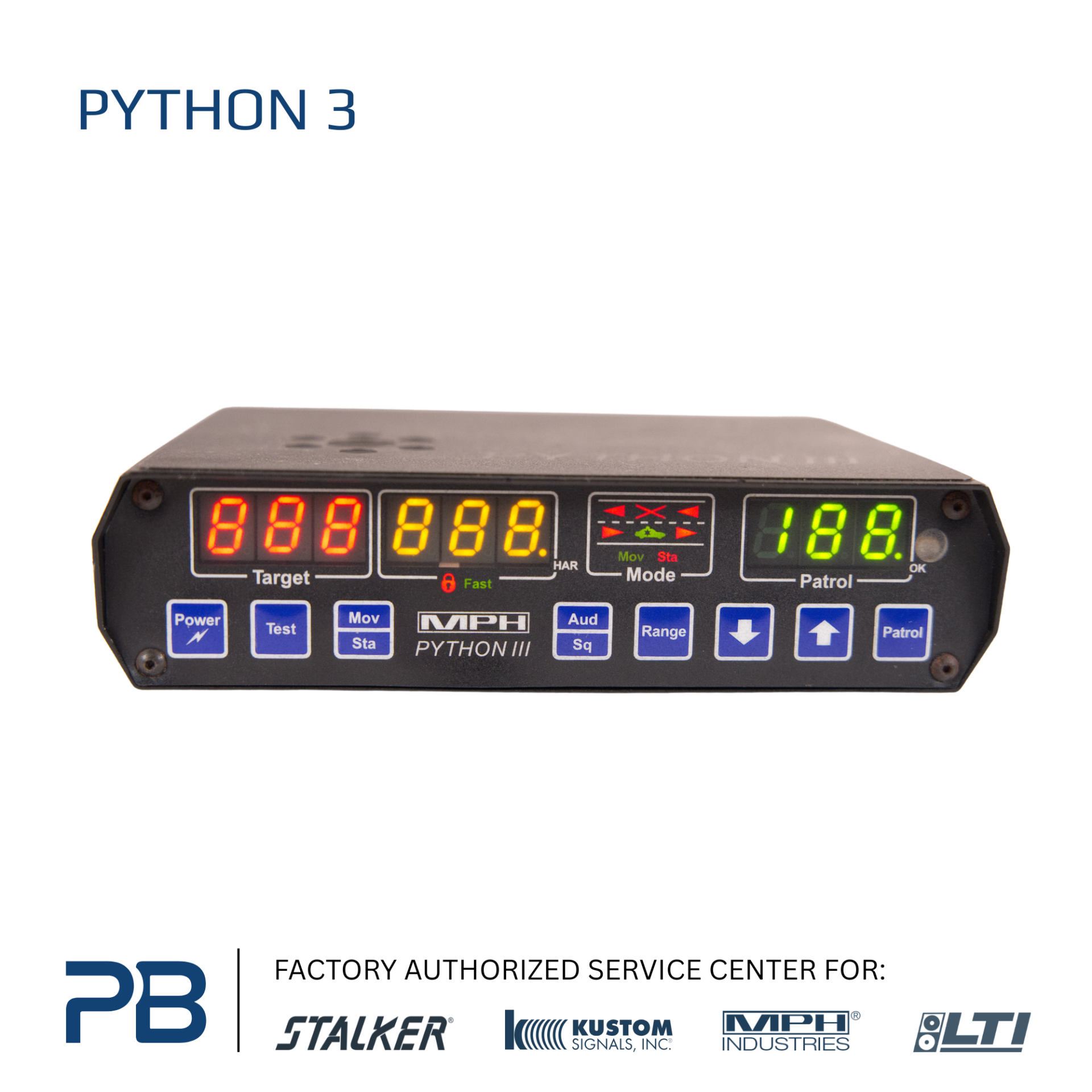 MPH Python III FS. Shows Fastest car in pack, and also shows same direction traffic in moving mode - Image 3